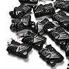 Natural Obsidian Pendants G-B127-09P-04-1