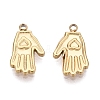 304 Stainless Steel Charms STAS-N125-25B-G-1