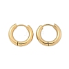 Ion Plating(IP) 304 Stainless Steel Huggie Hoop Earrings EJEW-F111-16mm-G-2