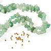 1 Strand Natural Green Aventurine Chip Beads Strands G-TAD0001-02A-2