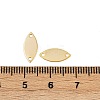 Brass Horse Eye Connector Charms KK-B137-11G-3