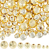 100Pcs 4 Styles Electroplate Non-magnetic Synthetic Hematite Bead Strands G-SC0003-14-1