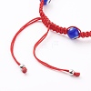 Adjustable Nylon Thread Braided Bead Bracelets BJEW-JB06067-02-3
