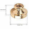 Wax Seal Brass Stamp Head AJEW-WH0209-593-7