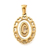 Golden 304 Stainless Steel Pendants STAS-K300-02G-C-1