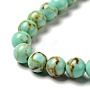 Synthetic Turquoise Beads Strands LS-TURQ-H038-6mm-XXS10-4