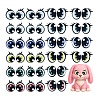 48 Pairs 2 Styles Ornament Accessories DIY-PH0031-57-6