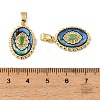 Natural Paua Shell Pendants SH-G001-02G-3