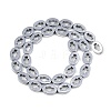 Electroplated Synthetic Non-magnetic Hematite Beads Strands G-K375-C01-02-3