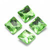 Pointed Back Glass Rhinestone Cabochons RGLA-T027-14x14mm-19-1