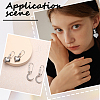 200Pcs 2 Size 304 Stainless Steel Hoop Earrings Findings STAS-CN0001-49-5