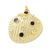 Brass Enamel Pendants KK-B124-02G-01-1