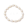 Natural Cultured Freshwater Pearl Beads Stretch Bracelets for Women BJEW-JB11593-2