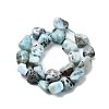 Natural Larimar Beads Strands G-B161-B10-3
