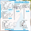 2Pairs 2 Styles 925 Sterling Silver Cuff Earrings EJEW-UN0002-84-3