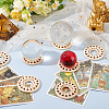 Wooden Crystal Sphere Display Stands WOOD-UN0001-18B-2