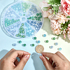 125Pcs 5 Colors Resin UV Reactive Beads RESI-PA0001-33C-3