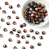100Pcs Crackle Glass Beads CCG-YW0001-19B-02-1