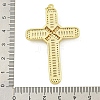 Rack Plating Brass Pave Cubic Zirconia Pendants KK-U029-02G-02-3