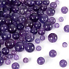 100Pcs 3 Styles Natural Amethyst Round Bead Strands G-TA0002-46-3