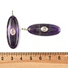 Natural Amethyst Pendants G-D357-02B-3