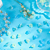 150Pcs 3 Colors Transparent Two Tone Spray Painted Glass Beads GLAA-LT0001-04C-7