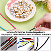 80Pcs 8 Styles Brass Cord Ends KK-CN0003-46-5