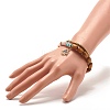 Natural Wood & Polymer Clay Heishi Beads Stretch Bracelets Set BJEW-JB07432-5