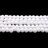 Glass Imitation Jade Beads Strands GLAA-H021-02-08-2