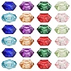 80Pcs 8 Colors Epoxy Resin European Beads RPDL-YW0001-16-2