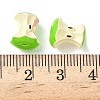 Spray Painted Alloy Beads FIND-C074-10KCG-01-3