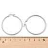 Tarnish Resistant 304 Stainless Steel Big Hoop Earrings LS-EJEW-F105-06P-4