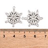 Brass Micro Pave Clear Cubic Zirconia Pendants KK-S389-14P-3