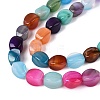 Natural Agate Beads Strands G-Q604-02A-M01-3
