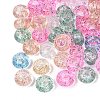 Transparent Acrylic European Beads TACR-Q013-09-1