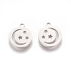 Non-Tarnish 304 Stainless Steel Charms STAS-Q201-T106-2