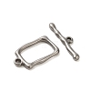 Non-Tarnish 304 Stainless Steel Toggle Clasps STAS-Q324-03P-2