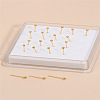 20Pcs Round Brass Nose Studs WGFA8C5-01-3