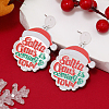 Christmas Acrylic Stud Earrings SK8065-27-1