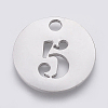 Non-Tarnish 304 Stainless Steel Pendants STAS-F233-05-P-1