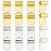 18Pcs 2 Styles Rack Plating Brass Glue-on Flat Pad Bails KK-AR0001-80A-1