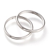 Non-Tarnish 304 Stainless Steel Plain Band Rings RJEW-B0006-7-01P-2