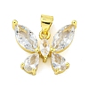 Real 18K Gold Plated Brass with Glass
 Pendants KK-R159-09A-G-1