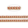Golden Brass Enamel Curb Chain CHC-H103-07L-G-2