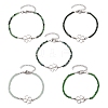 201 Stainless Steel Clover  Link Bracelets BJEW-JB11443-2