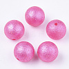 Acrylic Imitation Pearl Beads OACR-T013-01A-03-1