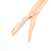 Nylon Invisible Zipper Fastener LS-FIND-WH0062-26D-3