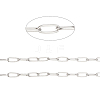 304 Stainless Steel Paperclip Chains CHS-F010-01B-P-1