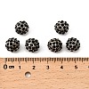 Alloy Rhinestone Beads RB-A034-10mm-A02B-2