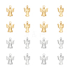 12Pcs 2 Colors Ion Plating(IP) 304 Stainless Steel Pendants STAS-UN0060-94-1